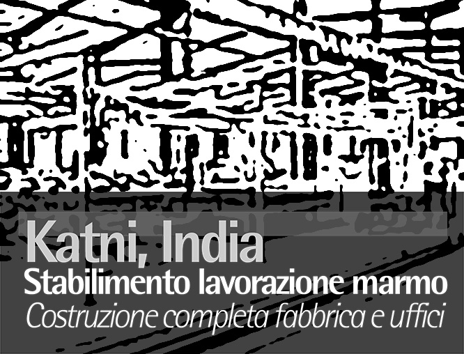 Katni, India Stabilimento Lavorazione Marmo